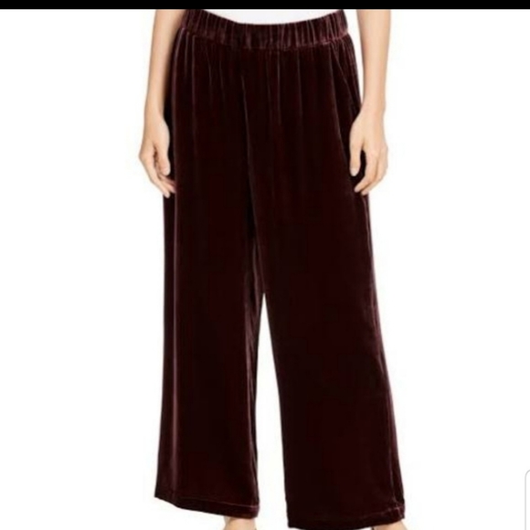 Eileen Fisher Pants - Eileen Fisher Brown Velvet Pants Size Small
